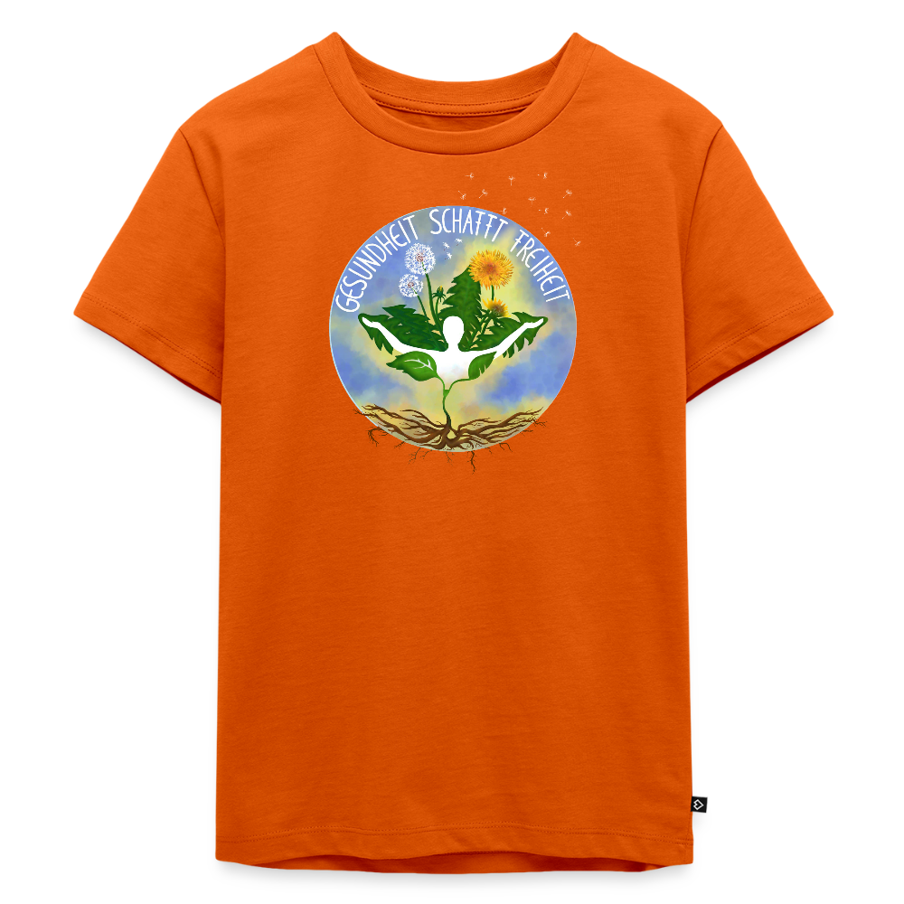 Gesundheit schafft Freiheit (Ich kenne nur Möglichkeiten) / Kinder Premium T-Shirt - Orange 