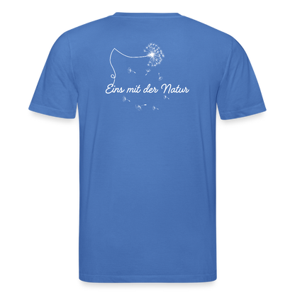 Gesundheit schafft Freiheit (Eins mit der Natur) / 100% Bio T-Shirt Herren - Achtsames Blau