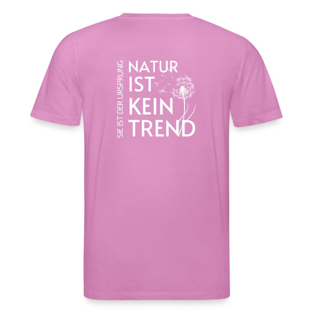 Gesundheit schafft Freiheit (Natur ist kein Trend) / 100% Bio T-Shirt Herren - Pink