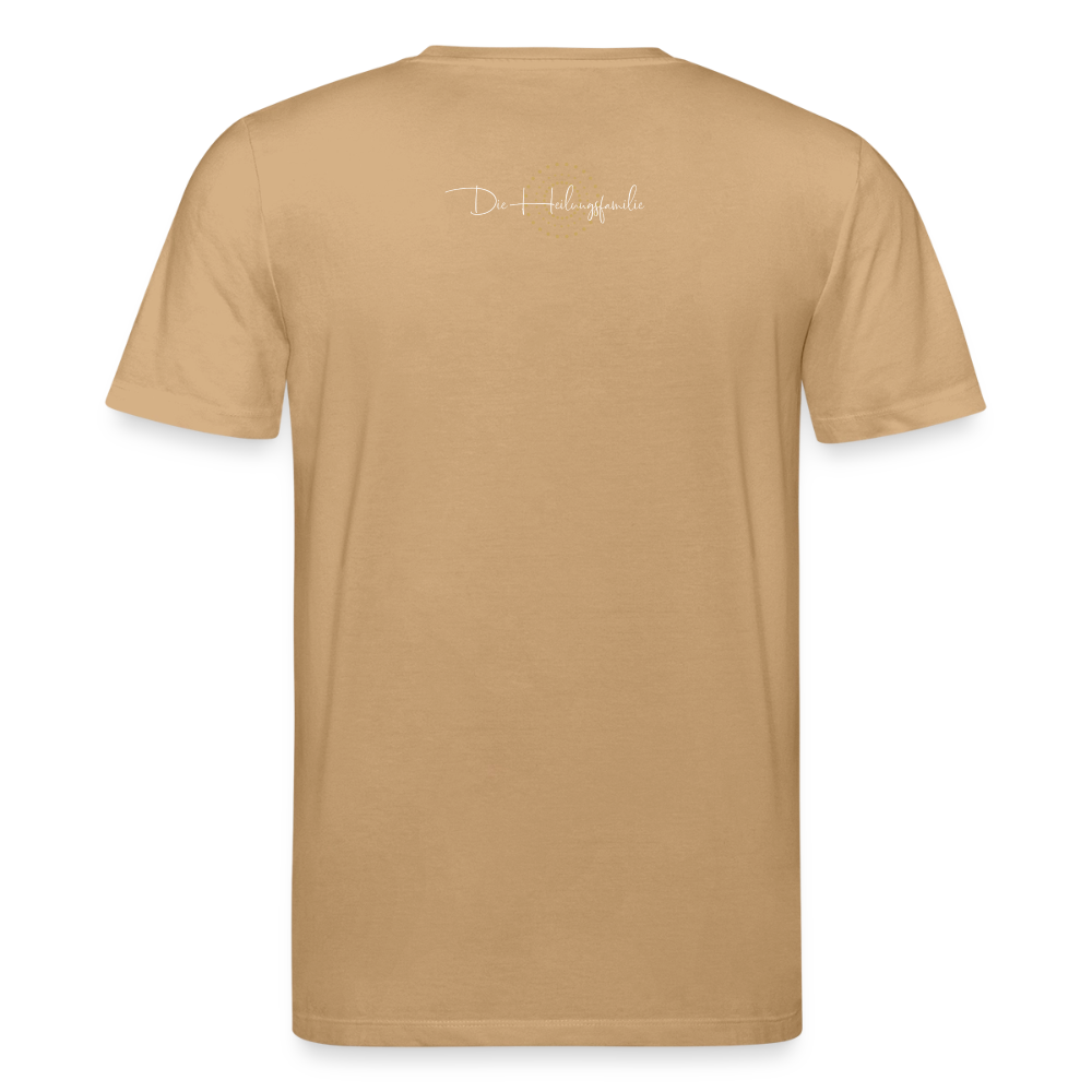 Nur 3 Trōpfen entfernt - Unisex Bio-T-Shirt - Karamell 