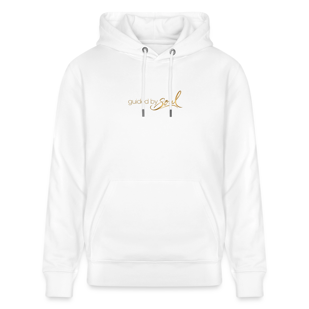 Guided by Soul - 100% Bio-Hoodie Unisex CRUISER - Weiß