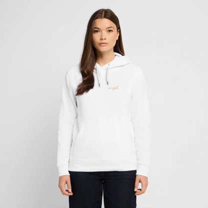 be the change - gbS /female - 100% Bio-Hoodie Unisex CRUISER - Weiß
