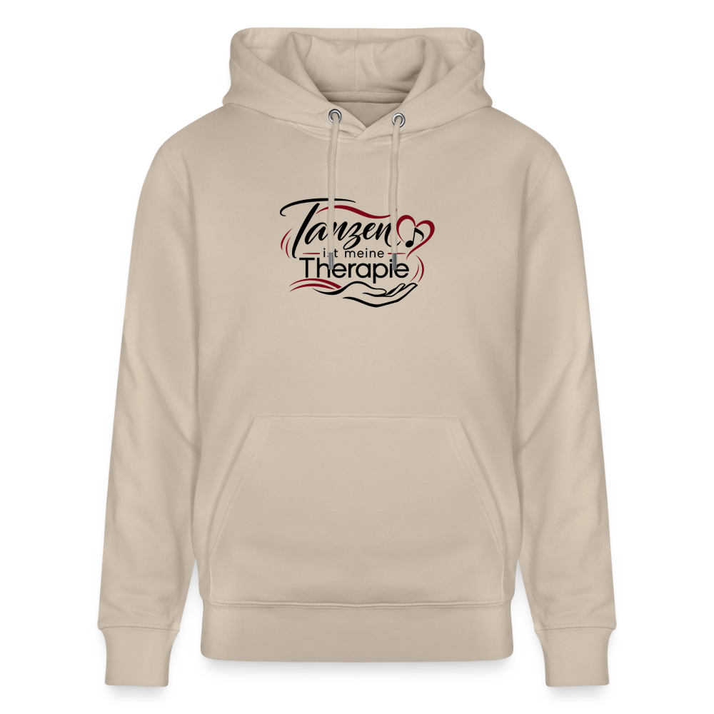 Tanzen ist meine Therapie - 100% Bio-Hoodie Unisex CRUISER - Beige