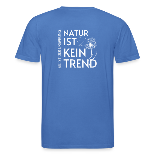Gesundheit schafft Freiheit (Natur ist kein Trend) / 100% Bio T-Shirt Herren - Achtsames Blau