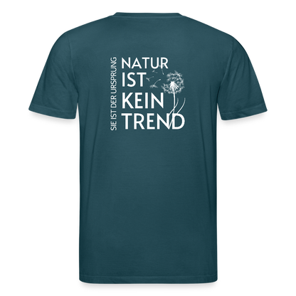 Gesundheit schafft Freiheit (Natur ist kein Trend) / 100% Bio T-Shirt Herren - Dunkles Petrol