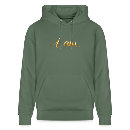 be the change /male - 100% Bio-Hoodie Unisex CRUISER - Tanngrün