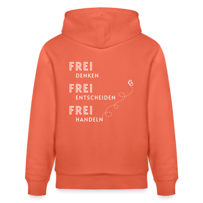 Gesundheit schafft Freiheit (FREI) / 100% Bio Unisex-Kapuzenpullover - Hellrot