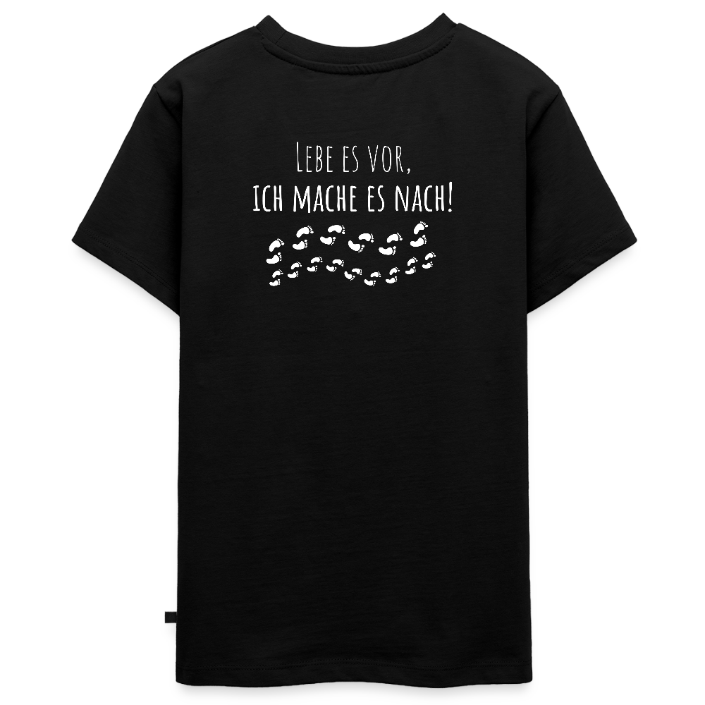 Gesundheit schafft Freiheit (Lebe es vor, ich maches es nach) / Teenager Premium T-Shirt - Schwarz