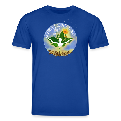Gesundheit schafft Freiheit (Eins mit der Natur) / 100% Bio T-Shirt Herren - Dunkelblau