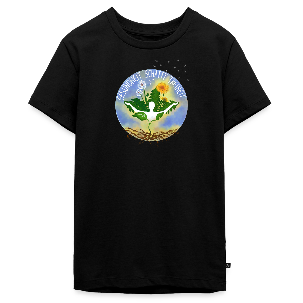 Gesundheit schafft Freiheit (Born to be Freigeist) / Teenager Premium T-Shirt - Schwarz