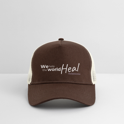 We help the world Heal - Cap - Braun/Beige