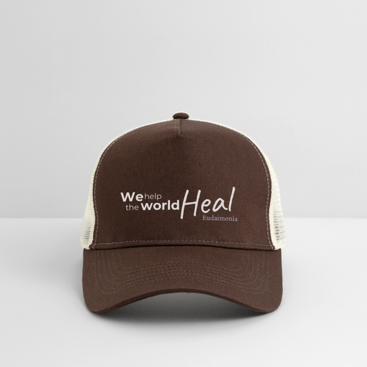 We help the world Heal - Cap - Braun/Beige