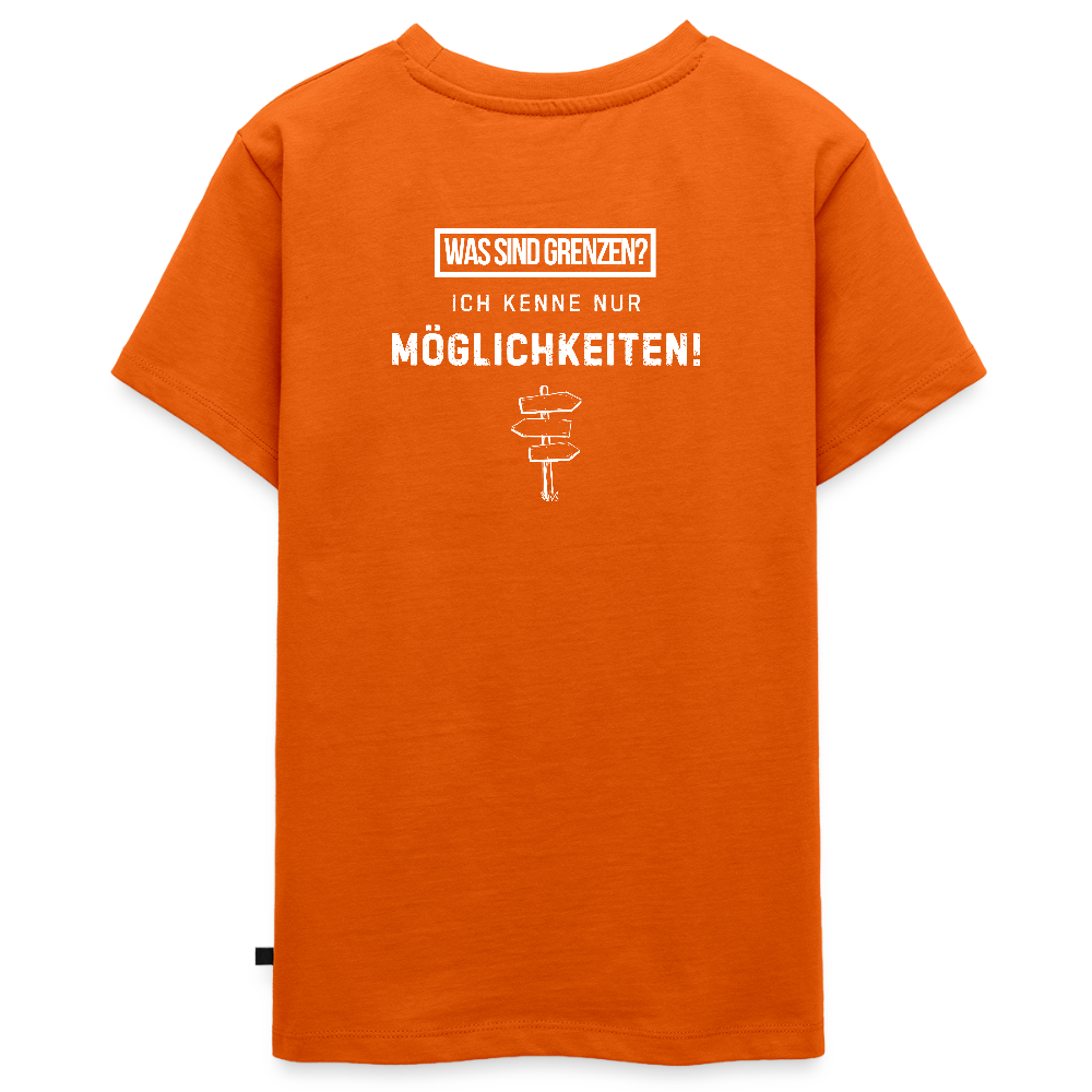 Gesundheit schafft Freiheit (Ich kenne nur Möglichkeiten) / Teenager Premium T-Shirt - Orange 