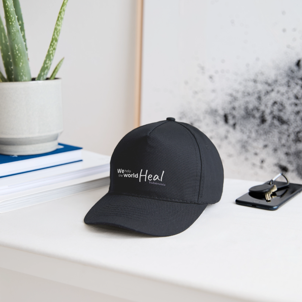 We help the world Heal - 100%Bio Baseballkappe - Graphite