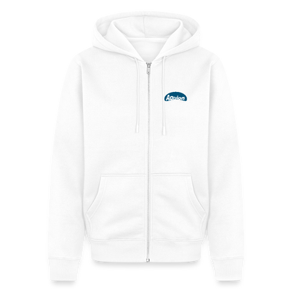 Aquion / Ich trinke - Unisex Premium Kapuzenjacke - Weiß