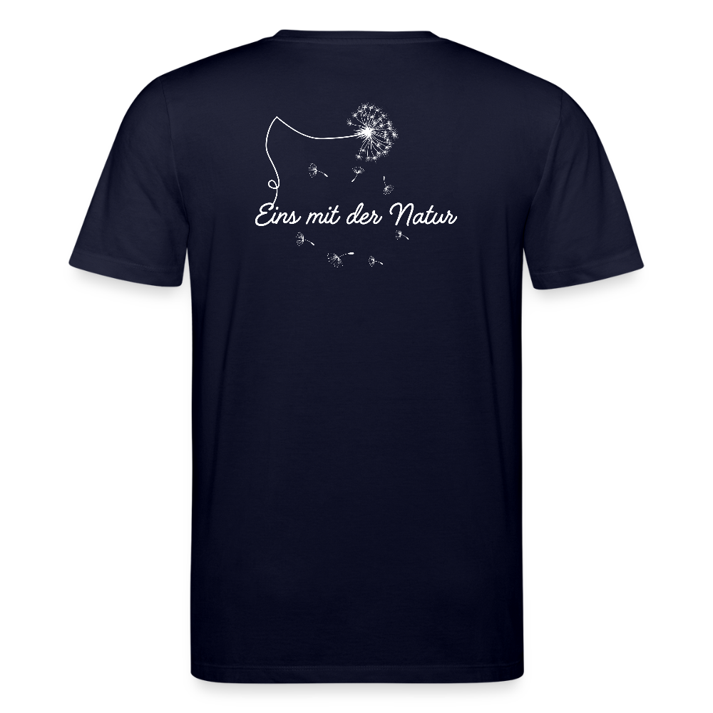 Gesundheit schafft Freiheit (Eins mit der Natur) / 100% Bio T-Shirt Herren - Navy