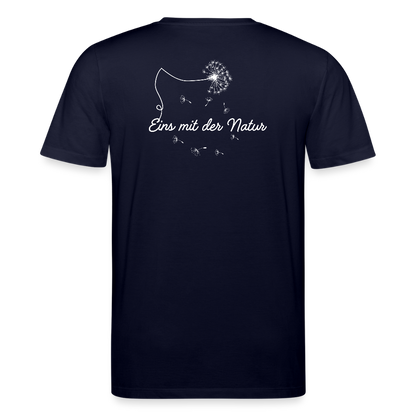 Gesundheit schafft Freiheit (Eins mit der Natur) / 100% Bio T-Shirt Herren - Navy