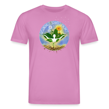 Gesundheit schafft Freiheit (Natürlich) / 100% Bio T-Shirt Herren - Pink