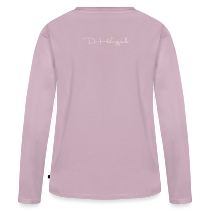 Nur 3 Trōpfen v2 - Frauen Premium Langarmshirt - Altrosa