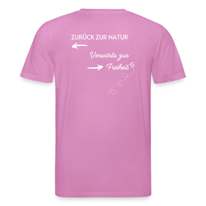 Gesundheit schafft Freiheit (Zurück zur Natur) / 100% Bio T-Shirt Herren - Pink