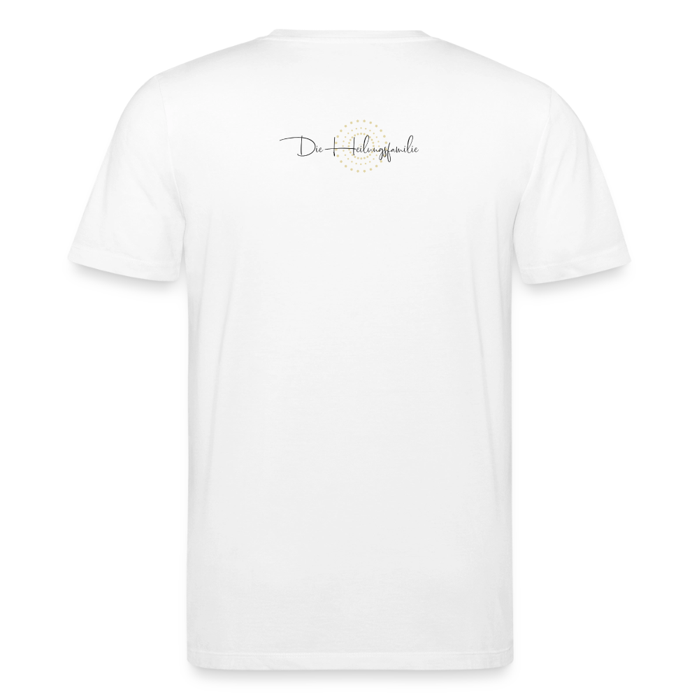 Nur 3 Trōpfen entfernt v2 - Unisex Bio-T-Shirt (weiß) - Weiß