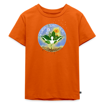 Gesundheit schafft Freiheit (Ich bin ein Wunder im Wachstum) / Kinder Premium T-Shirt - Orange 