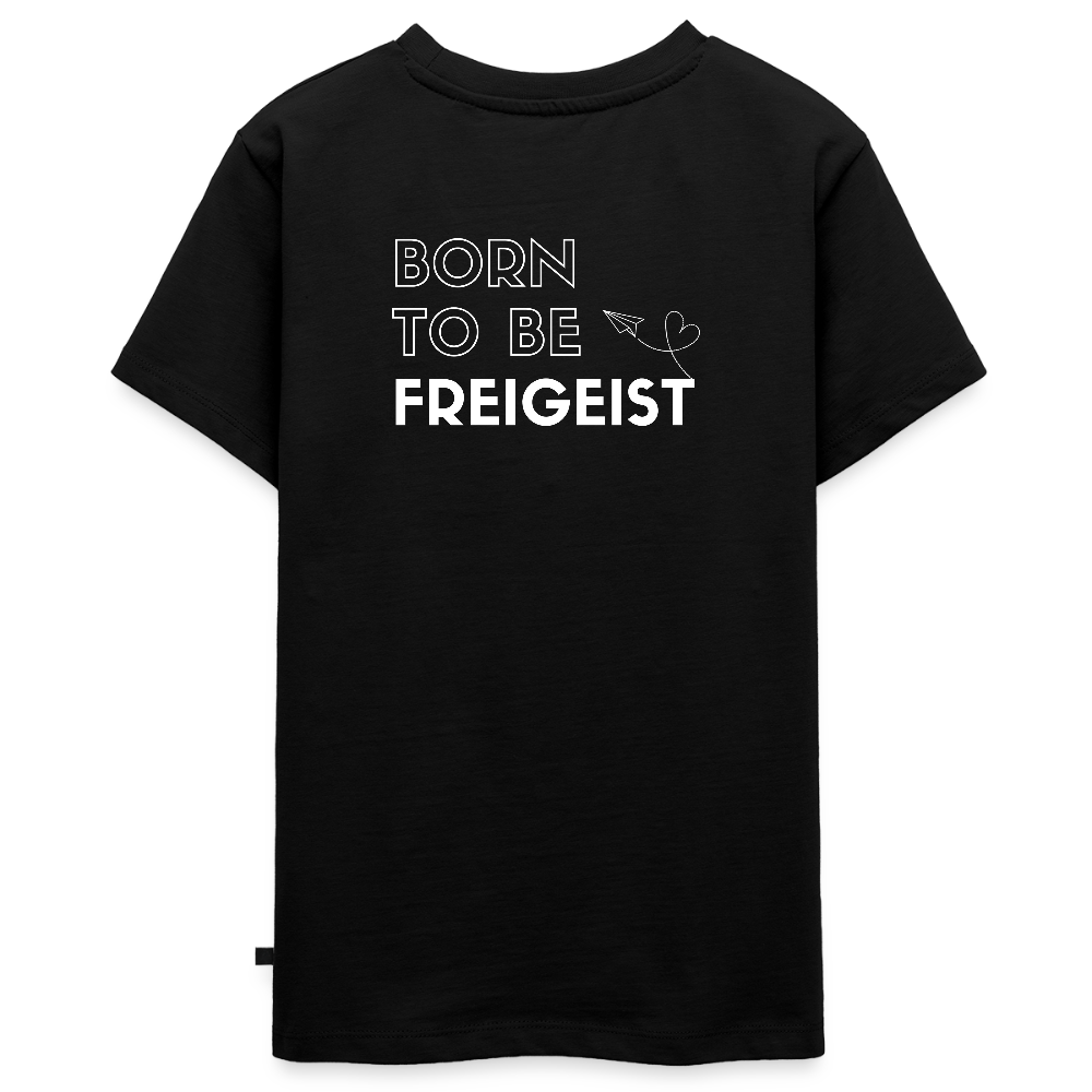 Gesundheit schafft Freiheit (Born to be Freigeist) / Teenager Premium T-Shirt - Schwarz