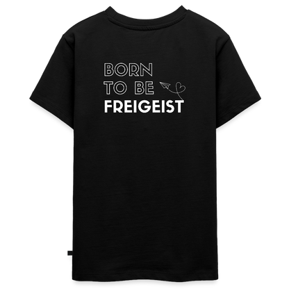Gesundheit schafft Freiheit (Born to be Freigeist) / Teenager Premium T-Shirt - Schwarz