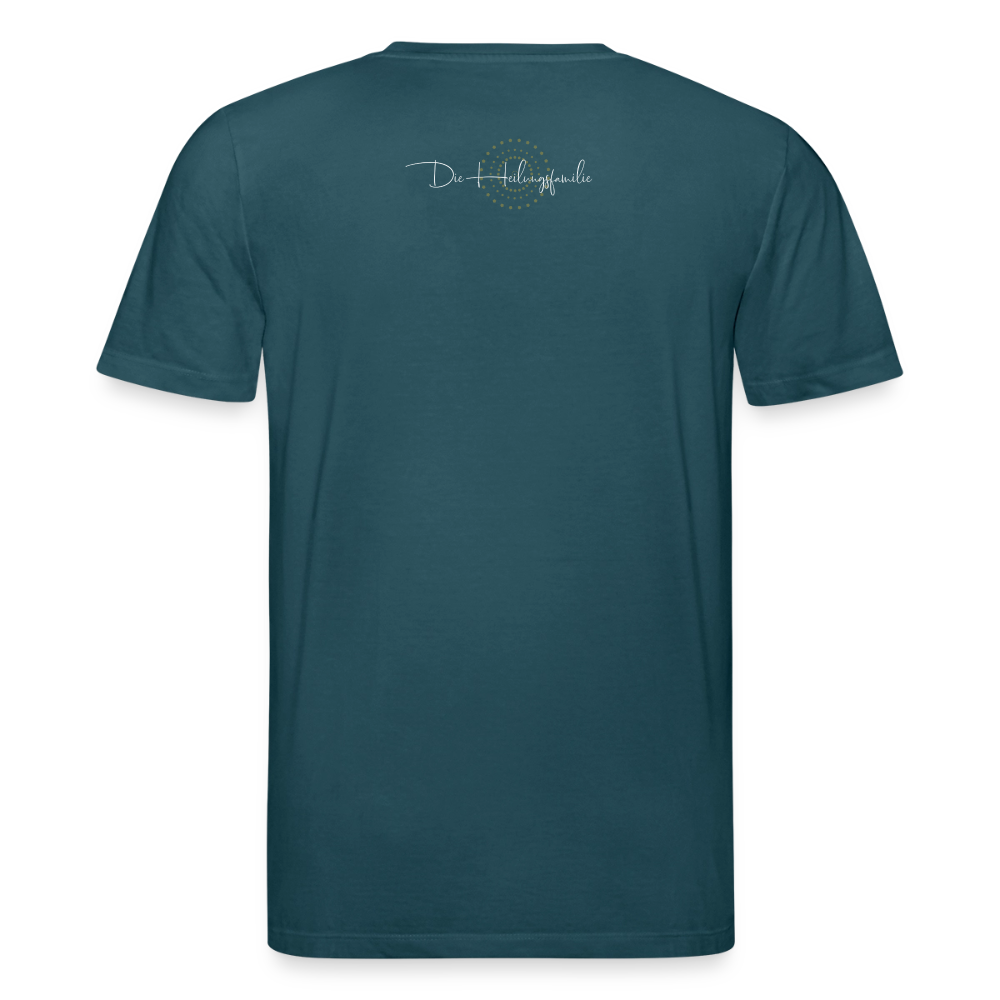 Nur 3 Trōpfen entfernt v2 - Unisex Bio-T-Shirt - Dunkles Petrol
