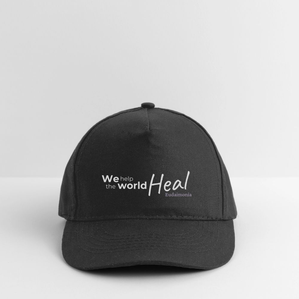 We help the world Heal - 100%Bio Baseballkappe - Graphite