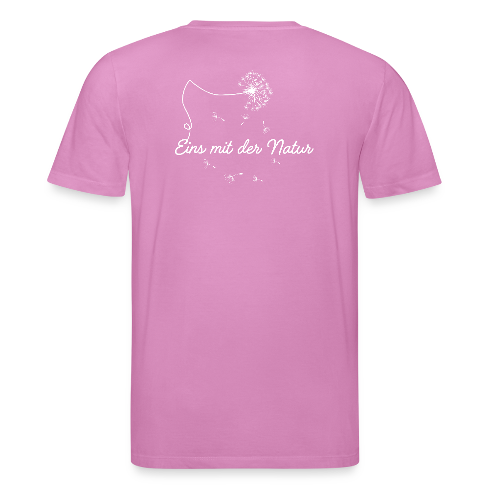 Gesundheit schafft Freiheit (Eins mit der Natur) / 100% Bio T-Shirt Herren - Pink