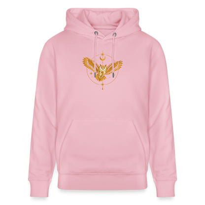 Die Eule / Gemeinsam losgehen - 100% BIO Unisex Bio-Hoodie CRUISER - Hellrosa