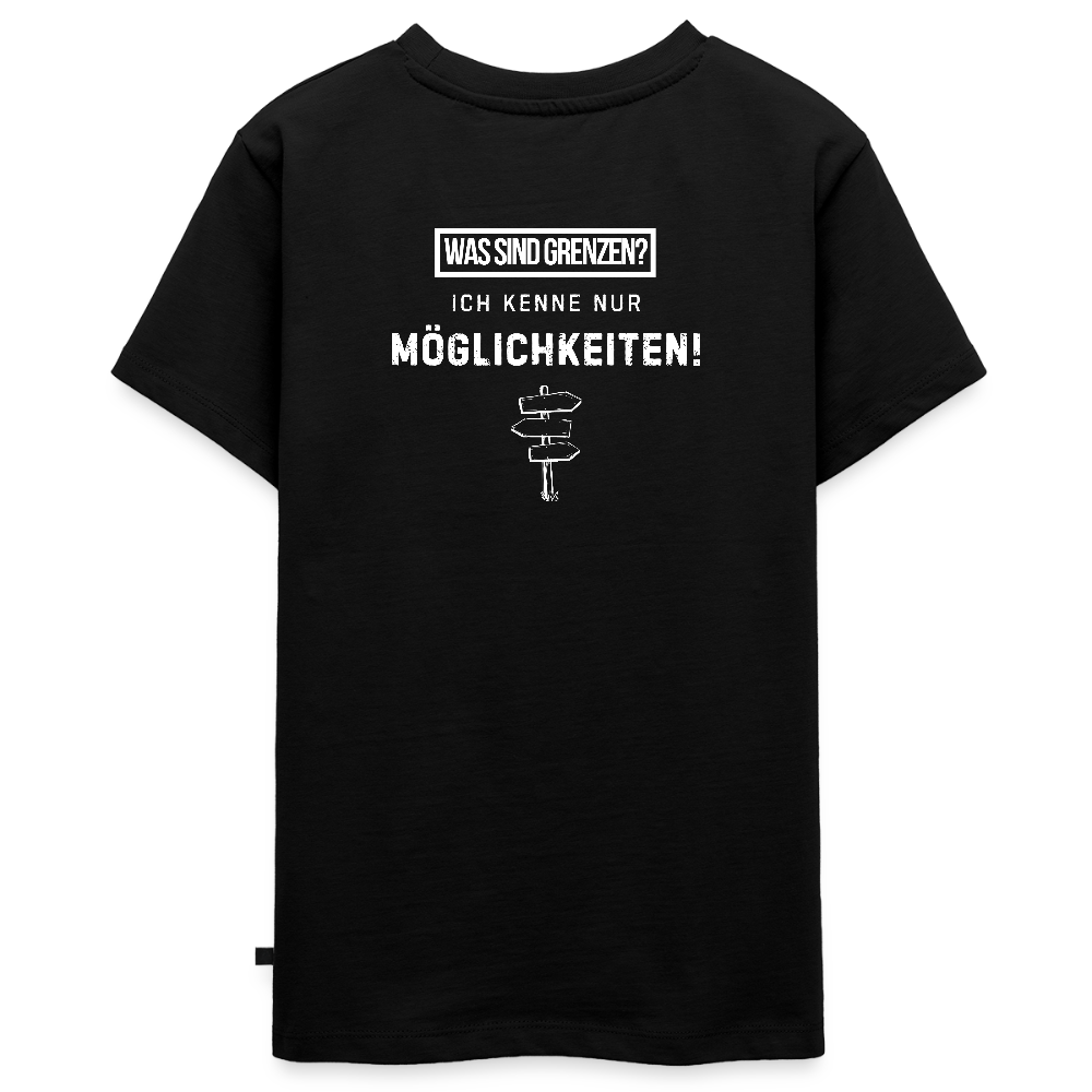 Gesundheit schafft Freiheit (Ich kenne nur Möglichkeiten) / Teenager Premium T-Shirt - Schwarz