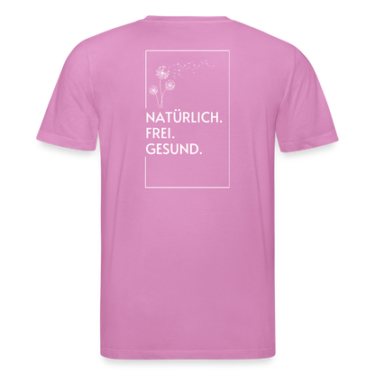 Gesundheit schafft Freiheit (Natürlich) / 100% Bio T-Shirt Herren - Pink