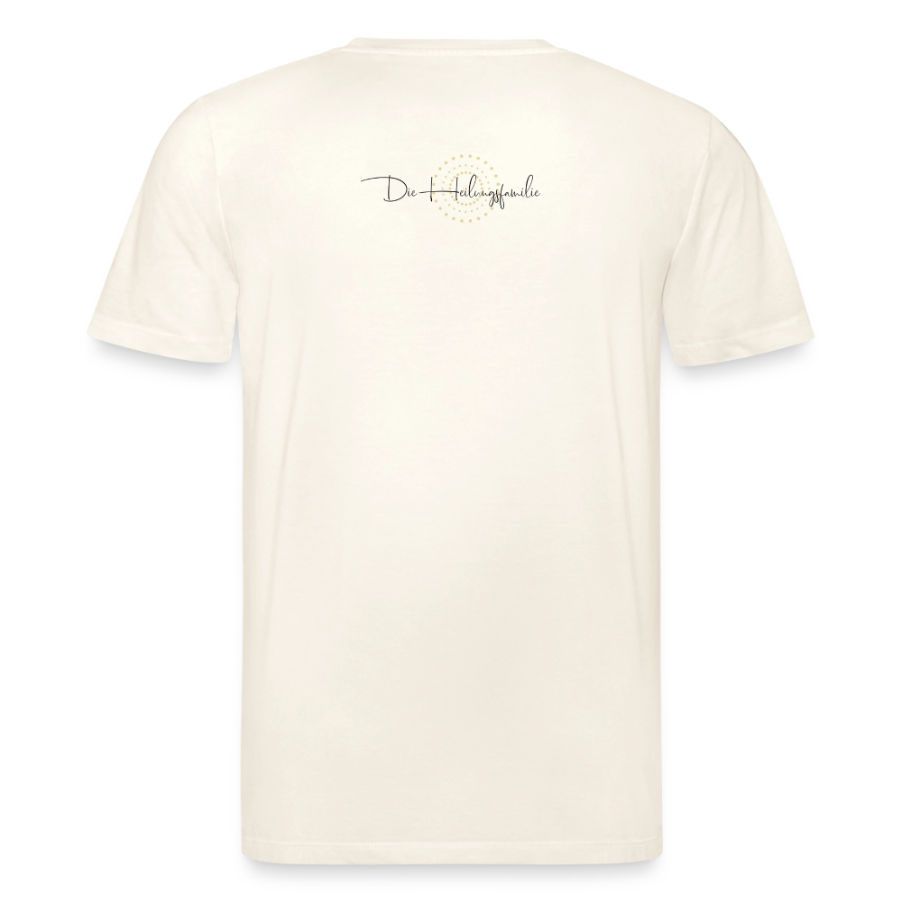 Nur 3 Trōpfen entfernt v2 - Unisex Bio-T-Shirt (weiß) - Naturweiß 