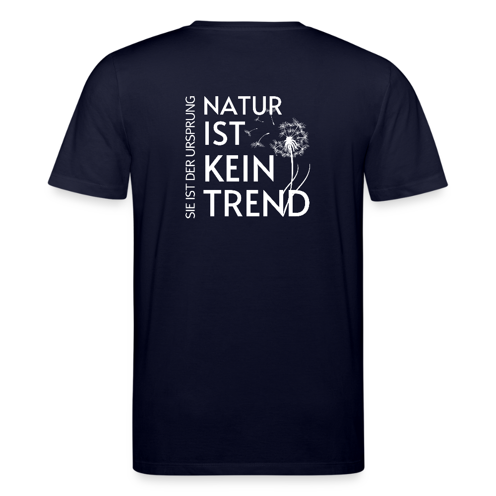 Gesundheit schafft Freiheit (Natur ist kein Trend) / 100% Bio T-Shirt Herren - Navy