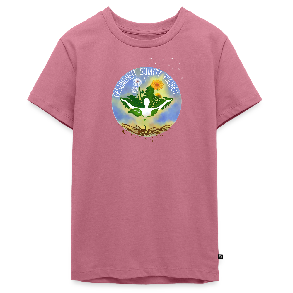 Gesundheit schafft Freiheit (Eins mit der Natur) / Teenager Premium T-Shirt - Mauve