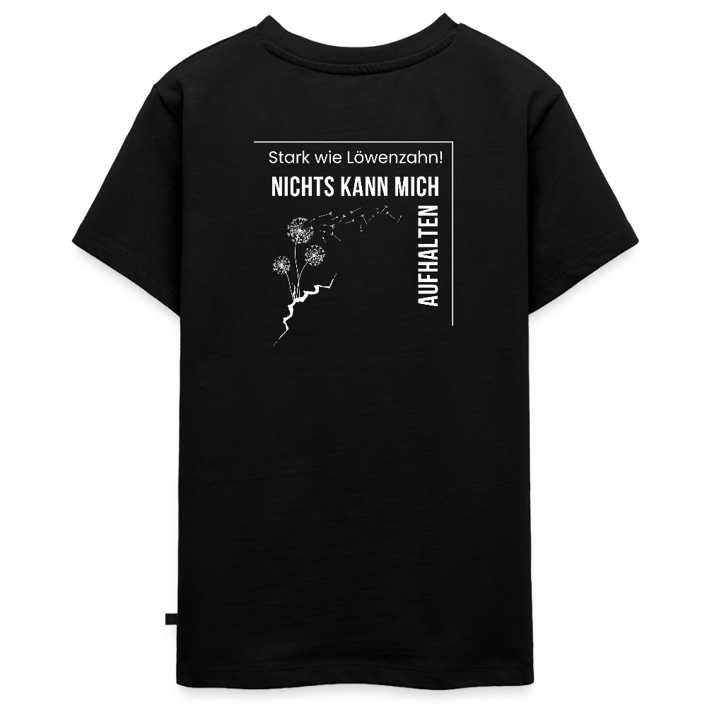 Gesundheit schafft Freiheit (Stark wie Löwenzahn) / Teenager Premium T-Shirt - Schwarz