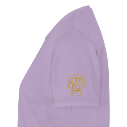Die Eule / Gemeinsam losgehen - 100% BIO Frauen Premium T-Shirt - Lavendel