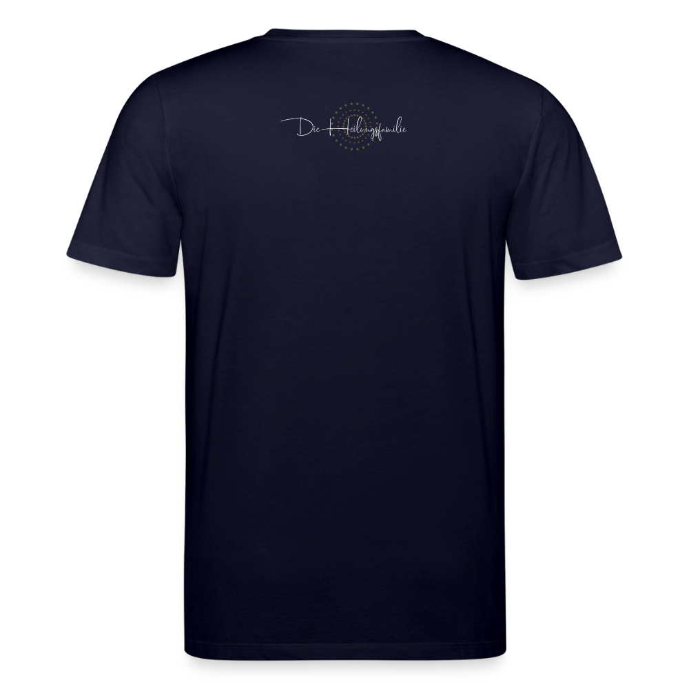 Nur 3 Trōpfen entfernt - Unisex Bio-T-Shirt - Navy