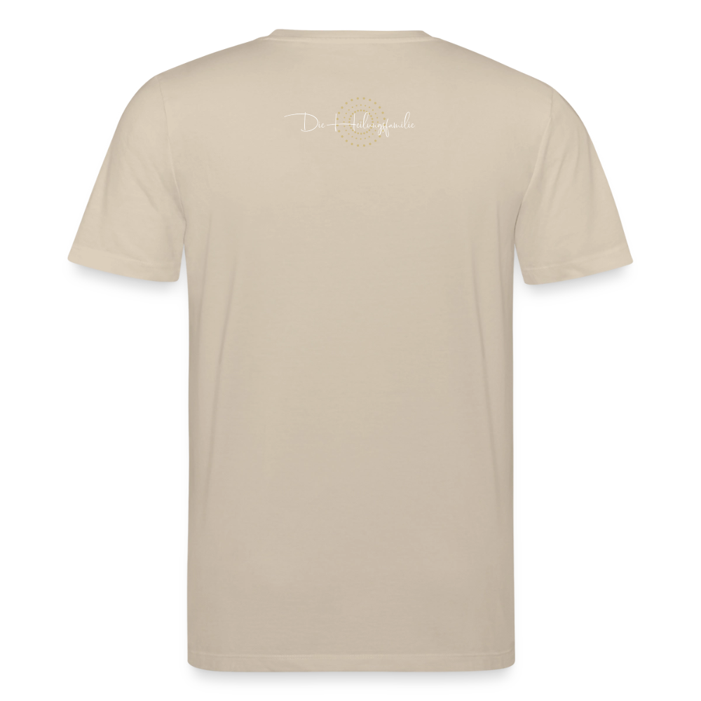 Nur 3 Trōpfen entfernt v2 - Unisex Bio-T-Shirt - Beige