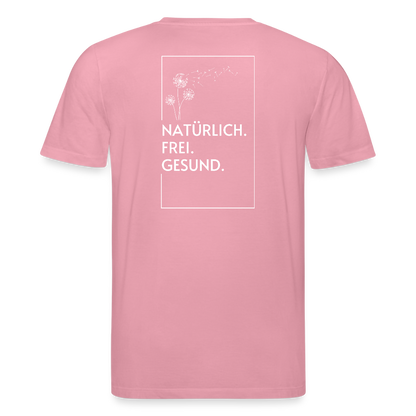 Gesundheit schafft Freiheit (Natürlich) / 100% Bio T-Shirt Herren - Lila Traum