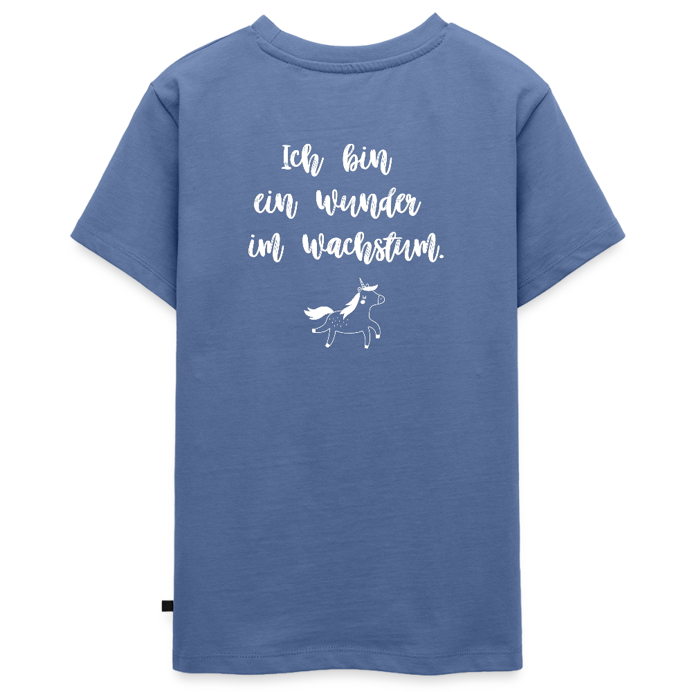 Gesundheit schafft Freiheit (Ich bin ein Wunder im Wachstum) / Teenager Premium T-Shirt - Taubenblau
