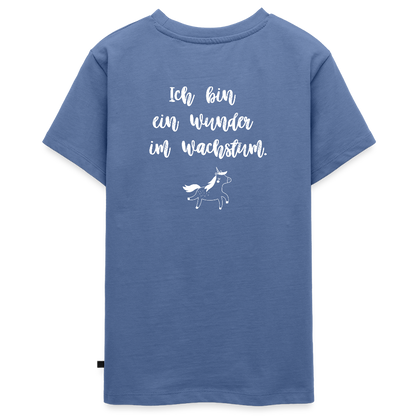 Gesundheit schafft Freiheit (Ich bin ein Wunder im Wachstum) / Teenager Premium T-Shirt - Taubenblau