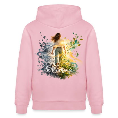 be the change /female - 100% Bio-Hoodie Unisex CRUISER - Hellrosa