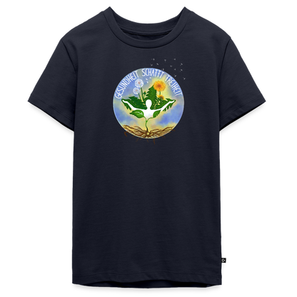 Gesundheit schafft Freiheit (Lebe es vor, ich maches es nach) / Teenager Premium T-Shirt - Navy