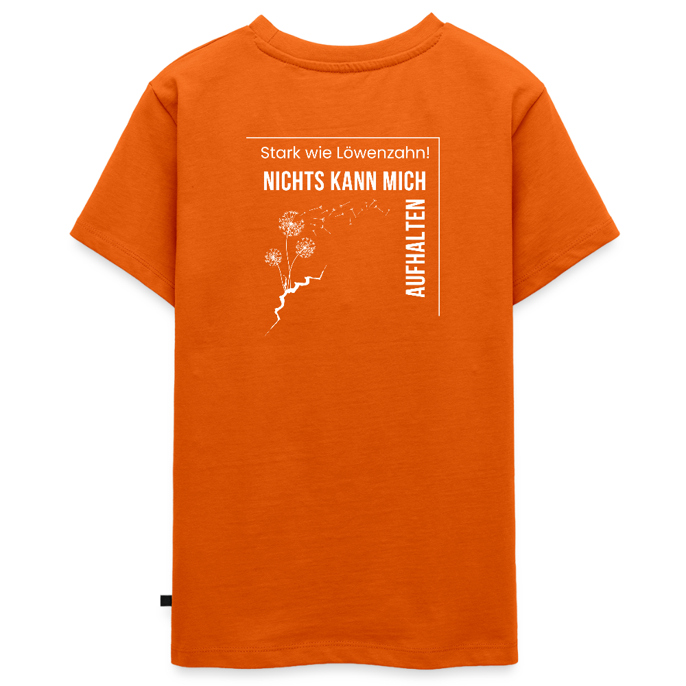 Gesundheit schafft Freiheit (Stark wie Löwenzahn) / Teenager Premium T-Shirt - Orange 
