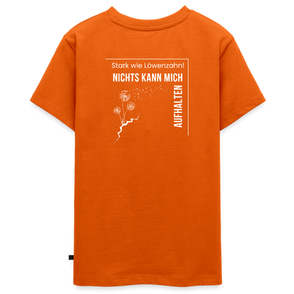 Gesundheit schafft Freiheit (Stark wie Löwenzahn) / Teenager Premium T-Shirt - Orange 