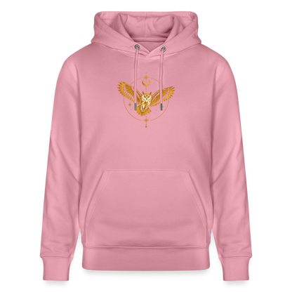 Die Eule / Gemeinsam losgehen - 100% BIO Unisex Bio-Hoodie CRUISER - Lila Traum