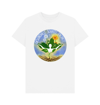 White Printed T-shirt Front